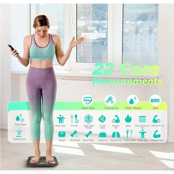 Scale for Body Weight, Smart Scale with 8-in-1 VA Display - Picture 4 of 12